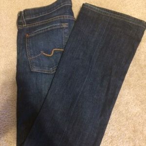 Women’s 7 FOR ALL MANKIND Boot CUT JEANS SIZE 28